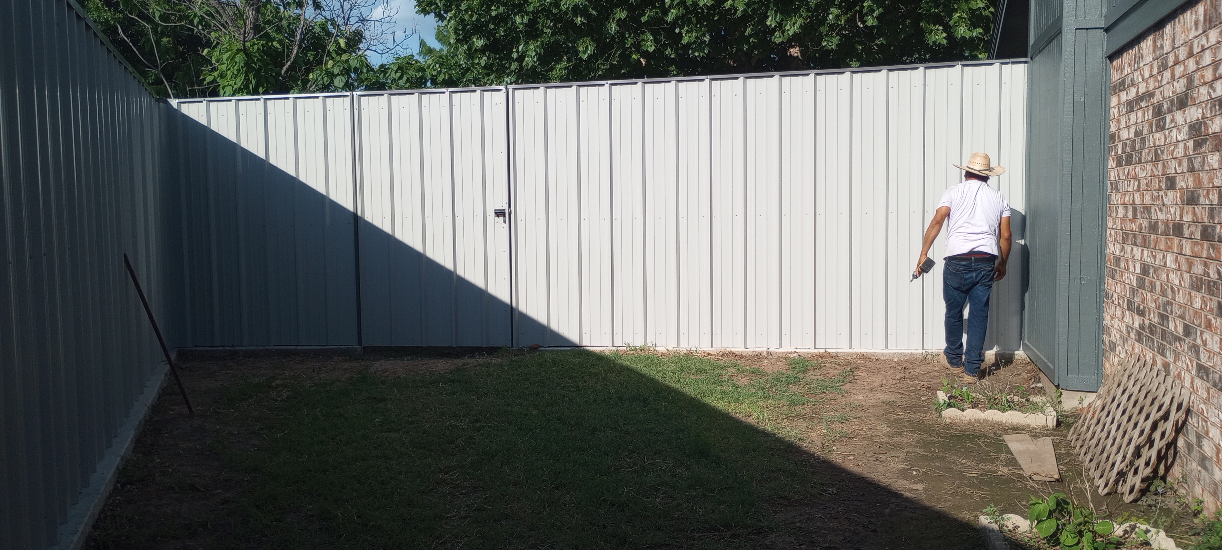 Metal fence by Forever Carports